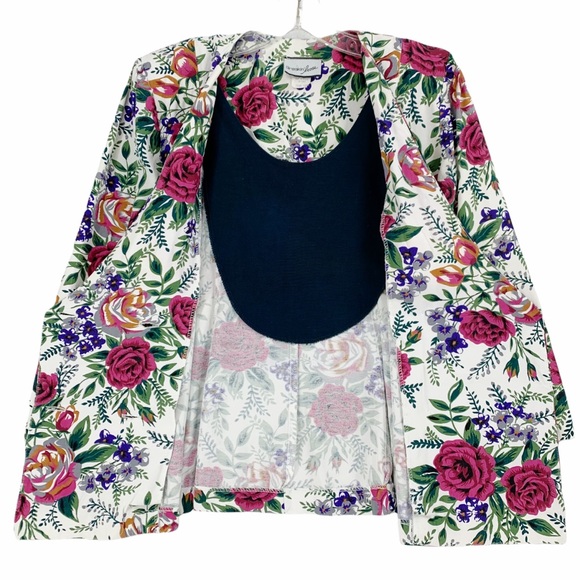 Vintage Floral Blazer by Breakin’ Loose- Made in the USA - Picture 5 of 16
